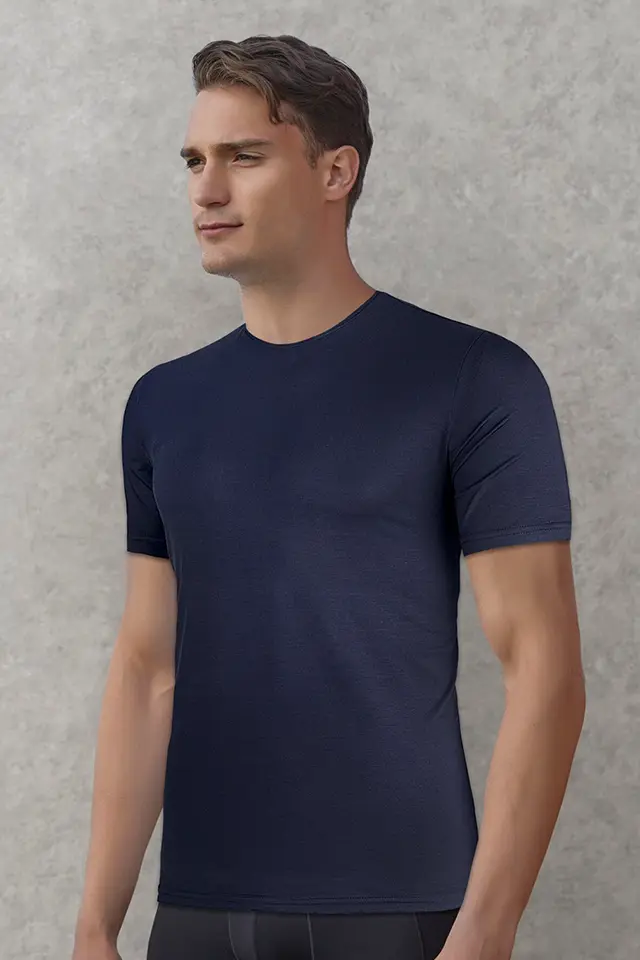 Basic Bisiklet Yaka Erkek T-Shirt
