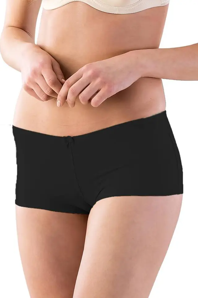 Boxer Siyah Lazer Korse