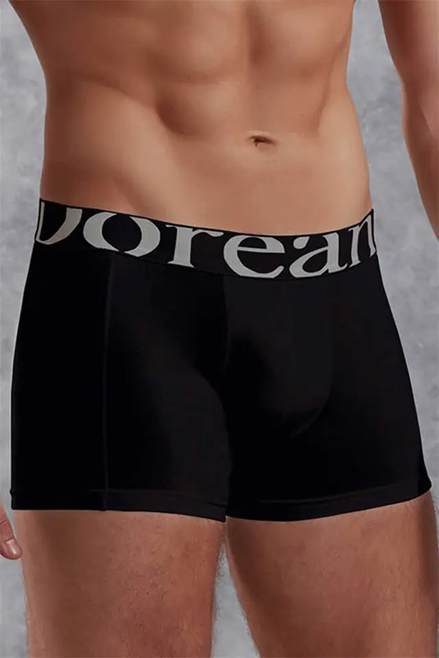 Doreanse Torbalı Siyah Erkek Boxer