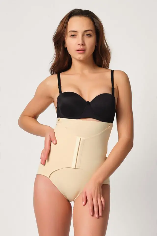 Double Karın Agraf Destekli Slip Lazer Korse