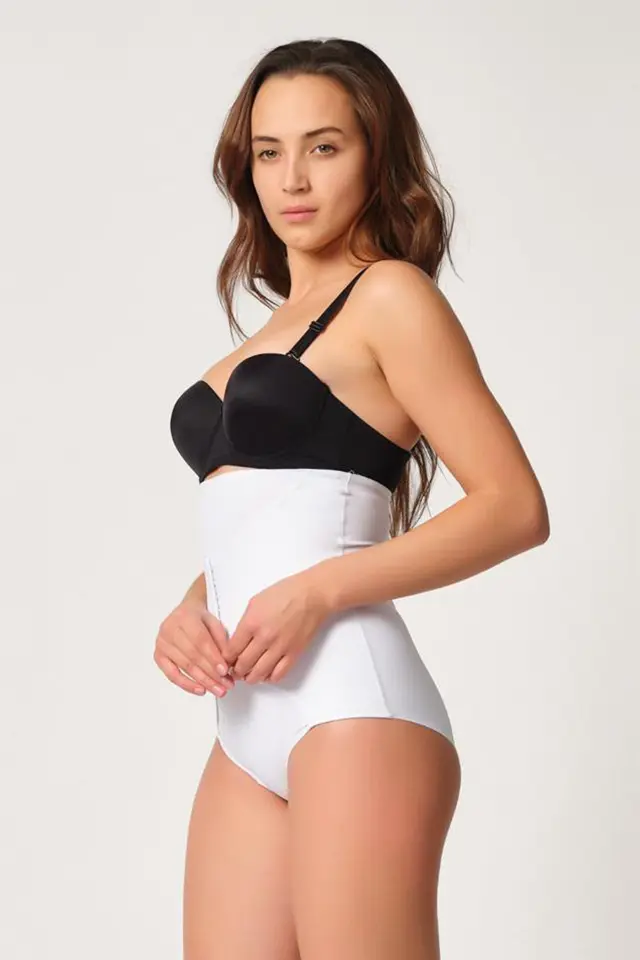 Double Karın Agraf Destekli Slip Lazer Korse