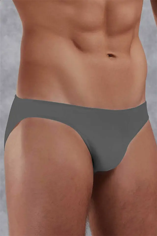 İnce Bel Bantlı Füme Erkek Slip