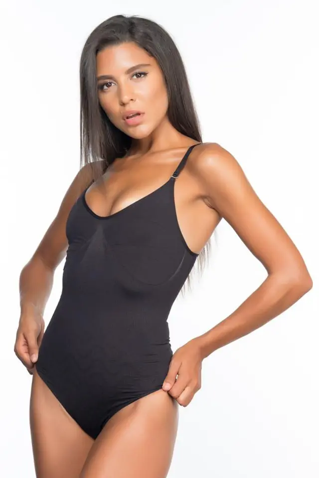 İnce Siyah Body Korse