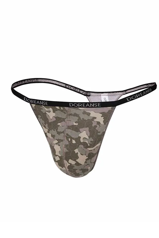 Kamuflaj Desenli Erkek String