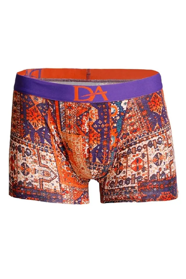 Kilim Desenli Erkek Boxer
