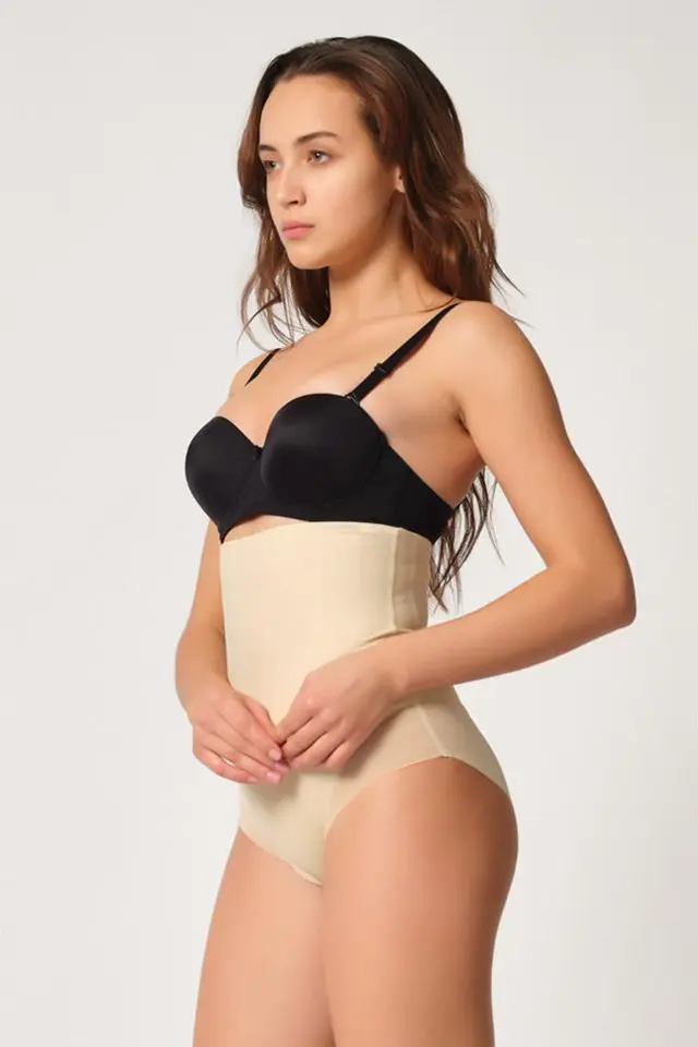 Tül Karyokalı Ten Slip Lazer Korse