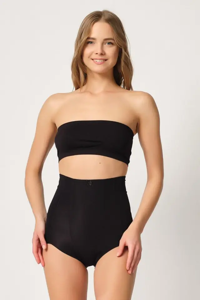 Yüksek Bel Karın Destekli Slip Lazer Korse