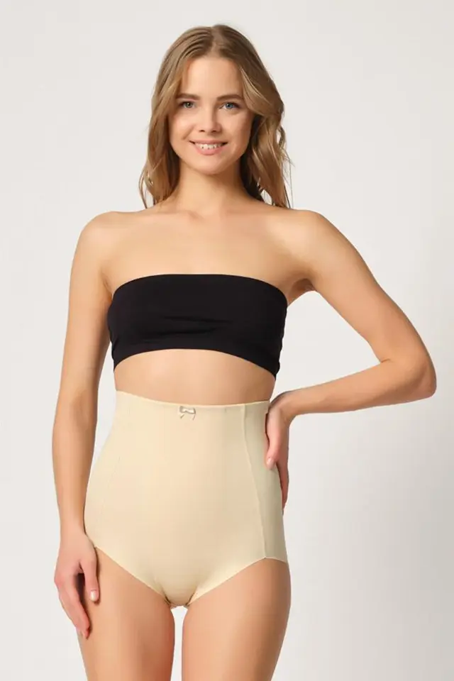 Yüksek Bel Karın Destekli Slip Lazer Korse